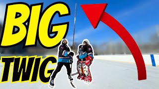 WORLDS BIGGEST STICK  Shootout Challenge [upl. by Prendergast]