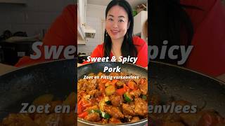 🌶️🫑Sweet amp Spicy Pork huibelanda foodvlogger homemade recipes foodlover viral foodies [upl. by Shewmaker773]