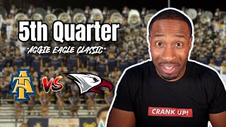 BandHead REACTS to NCAT vs NCCU 5TH Quarter  Aggie Eagle Classic 2024 [upl. by Zeuqcaj]