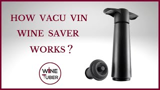 Do Vacu Vin Wine Savers actually work  WineTuber [upl. by Anauqahc]