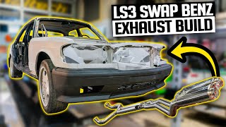 Full LS Swapped Mercedes 280se Exhaust Fabrication  LS3 Benz Build Ep 6 [upl. by Norej]