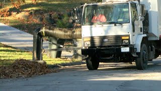 Leaf Pickup Underway in West Lafayette [upl. by Nitsirk]