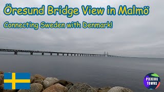 Ep 19  Visit to Oresund Bridge Viewpoint  Place to Visit in Malmo  Malmo Sweden [upl. by Fillian902]