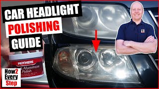 How to polish headlights  clean amp restore without sanding Mothers [upl. by Allegra]