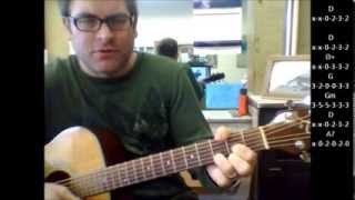 How to play Crying by Roy Orbison on acoustic guitar [upl. by Wanids]