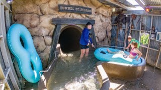 Tunnel Of Terror Water Slide  Adventure World Perth [upl. by Ajar]