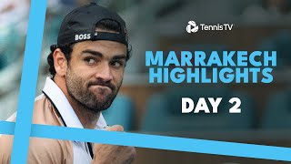 Berrettini Wawrinka amp Goffin All Feature  Marrakech 2024 Day 2 Highlights [upl. by Faus]