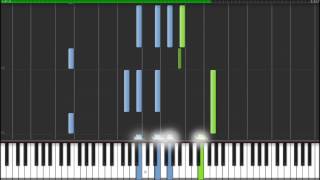 Memoirs of a Geisha Chairmans Waltz Synthesia Piano Tutorial [upl. by Lynnell]