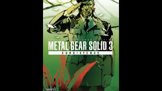 Metal Gear Solid 3 Subsistence  Game Manual PS2 Instruction Booklet [upl. by Leventhal]