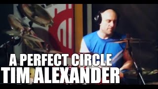 Tim Alexander A Perfect Circle  The Hollow live drum cam [upl. by Yecal]