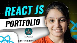 How to Create Portfolio Website In React JS  Complete React JS Website Project Tutorial  Lecture 1 [upl. by Essej230]