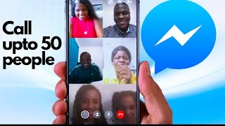 How to Do Video Conference Calls On Facebook Messenger Call upto 50 people [upl. by Marashio]