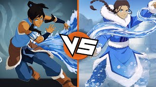 Korra vs Katara Who Wins  Avatar [upl. by Gerrard769]