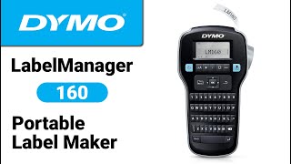 DYMO LabelManager 160 4K Detailed Setup amp Review  Unboxing Portable Label Maker [upl. by Domenic]