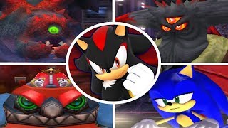 Shadow the Hedgehog  All Bosses  Cutscenes No Damage [upl. by Weatherley869]