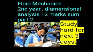 fluid mechanics dimensional analysis theory and numerical part 2 [upl. by Isyed]