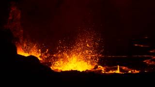 Halemaumau Active Lava Crater May 2015 Time Lapse Video [upl. by Idden]