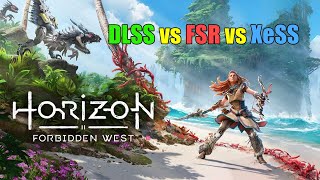 Horizon Forbidden West DLSS vs FSR vs XeSS Comparison Review [upl. by Yhtuv]