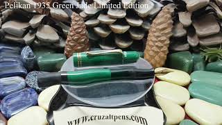 Cruzaltpens  Pelikan 1935 Jade Limited Edition [upl. by Malchus81]