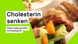 Diese Lebensmittel senken Cholesterin [upl. by Nnanerak678]