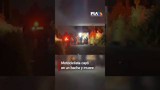 En Tlaxcala un motociclista cayó en un bache y perdió la vida HechosMeridiano 🚨 [upl. by Cr]