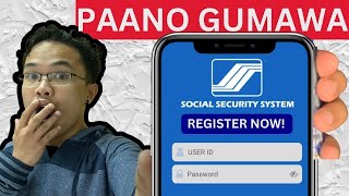 Paano GUMAWA ng SSS account 2024  SSS Online Registration [upl. by Peursem]