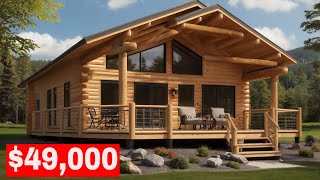 Inside 20 Affordable Log Cabin Kits You Can Buy Now For Less Than 100K [upl. by Hsivat]