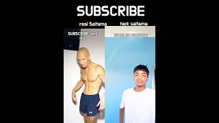 Fake saitama vs real saitama shorts exercise 75hardchallenge saitama [upl. by Okajima]