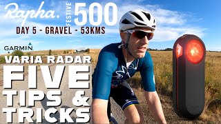 Festive 500 Day 5  Garmin Varia RADAR  Five Tips and Tricks [upl. by Acissev219]