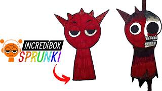 Como DIBUJAR a RADDY de INCREDIBOX SPRUNKI Horror Game  How to DRAW RADDY from INCREDIBOX SPRUNKI [upl. by Ecikram]