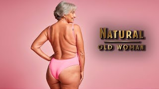 Swimwear Fashion for Women Over 60 Choosing the Perfect Style 💍Natural older Woman [upl. by Okiram]