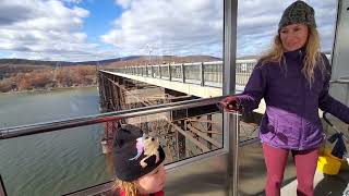 Hudson Valley Rail Trail Walkway Over the Hudson State Park Poughkeepsie NY [upl. by Pascasia]