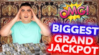 Biggest GRAND JACKPOT On YouTube History For New Slot Game [upl. by Joshuah]