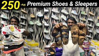 250க்கு Premium Shoes amp Slippers  Shoes in cheap price Low Price Shoe  Vimals lifestyle [upl. by Sell]