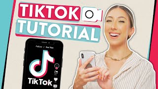 THE ULTIMATE TIKTOK TUTORIAL FOR BEGINNERS  How to film edit and set up your account for success [upl. by Plato]