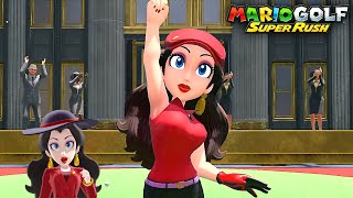 Mario Golf Super Rush Pauline vs Mario at New Donk City [upl. by Pry]