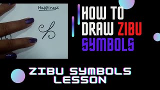 HOW TO DRAW ZIBU SYMBOLS PROPER PROCESS जिबू प्रतीकों को कैसे आकर्षित करें  ZIBU ANGEL [upl. by Catharina]