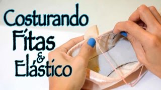 Costurando a fita e o elástico na Sapatilha de Ponta How to sew ribbon and elastic pointe shoes [upl. by Litton]