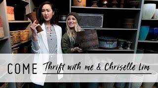 Thrift Store Shopping with Chriselle Lim and Mr Kate [upl. by Ayatal]