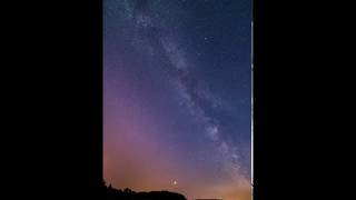 Milky way timelapse vertical 11082018 [upl. by Holmann211]