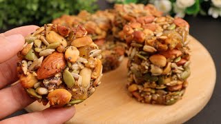 I no longer eat sugar Quick healthy cookies no flour no sugar no gluten Energy dessert recipe [upl. by Hugibert]