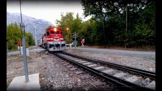 Erciyes Ekspresi DE22026Yük Treni DE33046 Belemedik Baş Makas amp GeçitErciyes ExpressFreight train [upl. by Lora307]