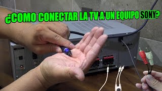 Como conectar una televisión a un amplificador Receiver SONY [upl. by Ghassan]