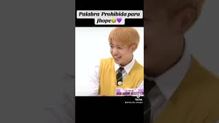 Palabra Prohibida para Jhope😂💜 Ep 65BTS jungkook namjoon Jin suga jhope jimin tae [upl. by Annovad941]