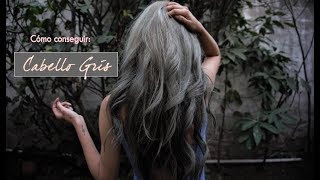 ° Cómo Conseguir el Cabello Gris con un Tinte Negro y Agua ° [upl. by Moina]