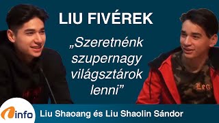 A Liufivérek nagyinterjúja Liu Shaolin Sándor és Liu Shaoang InfoRádió Aréna  1rész Archív [upl. by Eelyah]