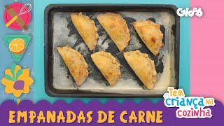 EMPANADAS DE TIRAR O SONO  TEM CRIANÇA NA COZINHA  MUNDO GLOOB [upl. by Wellington922]