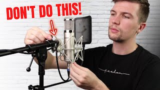 HOW TO Setup a Microphone For Home Studio Vocal Recording 2022 [upl. by Erdried558]