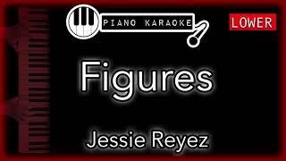 Figures LOWER 3  Jessie Reyez  Piano Karaoke Instrumental [upl. by Kealey]