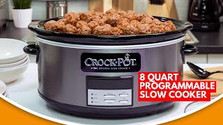 CrockPot Large 8 Quart Programmable Slow Cooker  Best Slow Cookers  Slow Cooker [upl. by Rebeh]